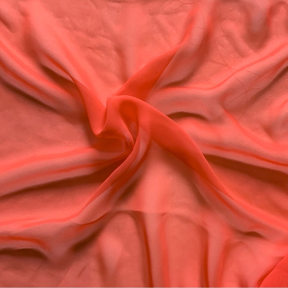 Victoria Chiffon - fabric - orange - 5.5 metres
